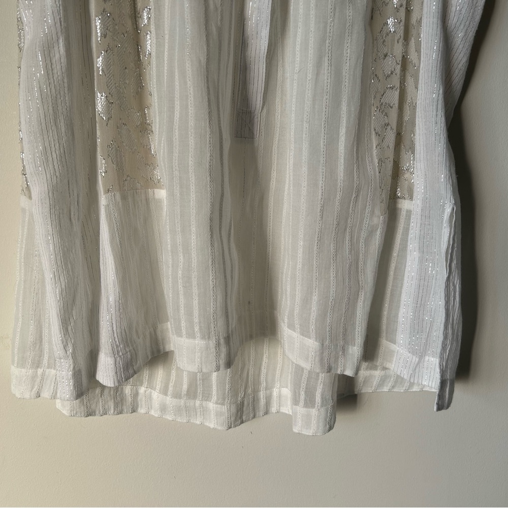 Rebecca Taylor | white sequins blouse - Picture 4 of 9